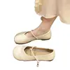 Sapatos Pequenos de Couro Estilo Britânico Delicado para Mulheres 2025 Outono Novo Estilo Versátil com Saia Estilo Fada Sapatos Mary Jane
