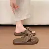 Sandalias de Suela Gruesa para Mujer para Uso en Exteriores, Nuevo Estilo Verano 2026, Adecuadas para Combinar con Vestidos, Lunares, Lazos, Chanclas de Playa