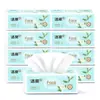 Papel de Lenço Jierou 100 Folhas 20 Pacotes de Papel de Lenço Caixa Camélia Branca Lenço Facial Doméstico Caixa Fechada Acessível Lote Grande