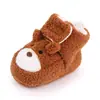 Zapatos de terciopelo para bebé de otoño e invierno, suela suave, zapatos para niños pequeños, zapatos de algodón, zapatos para bebé, zapatos de suela suave, 0-1 años, zapatos de suela suave, 2525
