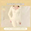 Camiseta base feminina de manga longa, quente para outono e inverno, com bojos embutidos no peito, corte justo, temperatura constante, feita de seda de amoreira, top antibacteriano, conjunto de camada interna