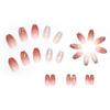 Usando Armadura Arte de Uñas de Verano Temperamento Suave Llama Diamante Roto Uñas Postizas Taladro Piezas de Manicura Uñas Cortas de Ballet