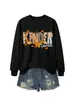 Jardín de infantes Amazon eBay moda europea versátil mujer retro otoño e invierno nueva sudadera