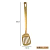 Espátula de cocina para exportación de acero inoxidable, cuchara sopera, cuchara coladora, cuchara para pasta, juego de siete piezas, ventas directas de fábrica