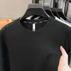 Nova blusa de moletom masculina de gola redonda e manga comprida para outono, top pulôver casual simples e moderno, camiseta estampada solta para homens