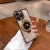 Adecuado para Fundas de Teléfono Móvil Iphone17/16, Anticaídas, Soporte de Cuatro Esquinas, Espejo de Maquillaje, Película para Lente, Funda Suave de Cobertura Total al por Mayor