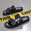 Pantuflas para Hombre, Nuevo Estilo de Verano, para Exterior, para Baño en Casa, Pantuflas Antideslizantes de Suela Blanda para Interior, Sandalias Casuales de Playa