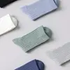 Meias Lisas de Cor para Tamanhos Maiores para Homens, Outono/Inverno, Negócios, Simples, Algodão Puro, Malha Dupla, Versátil, Brancas, Respiráveis, Longas