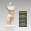 Loja de Lingerie Modelo Roupas Femininas Adereços Loja de Roupas Sutiã Push-Up Meio Comprimento Roupas Íntimas Femininas Modelo Suporte de Exibição de Corpo Humano Falso Meio Comprimento