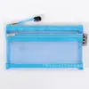 Bolsa de Lápices de Malla Transparente Simple Coreana Bolsa Especial para Papelería para Estudiantes Bolsa de Lápices de Gran Capacidad para Estudiantes de Primaria