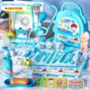 Caja de Almacenamiento para Kit Médico de Juego de Rol para Niños, Set de Juguete de Doctor para Niñas, Estetoscopio de Enfermera Realista e Inyección