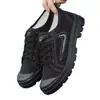 Zapatos de Seguridad Modelo 2025 Nuevos Zapatos tipo Botín Martin Resistentes al Desgaste, Antideslizantes, Ligeros, Resistentes a la Suciedad, Resistentes a los Olores para Sitios de Construcción, Disponibles para Venta al por Mayor