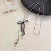Collar de Verano Bohemio de Nicho con Diseño de Moda para Mujer Colgante de Forma Especial Larga de Resina y Acrílico Cadena para Clavícula