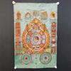 Fábrica atacado antigo antigo nostálgico pintura núcleo Nepal seda Tangka unframed thangka bordado Buda estátua pendurada pintura