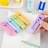 Borrador Tipo Push-Pull para Estudiantes de Primaria, Mina Reemplazable, Limpio, Sin Rastro, Menos Residuos, Multifuncional, Papelería de Borrador de Alta Gama