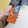 Capa Adequada para Celular OPPO Find N2 Flip Doraemon Cobertura Total Tela Dobrável Padrão de Couro Capa Protetora Resistente a Quedas