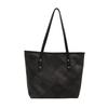 Bolsa de transporte de grande capacidade feminina 2024 Novo estilo coreano Bolsa de ombro estilo ocidental textivo simples