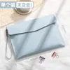 Maletín de negocios A4, bolsa para documentos, carpeta impermeable, bolsa de archivo de cuero engrosado, se puede imprimir con logo, en stock