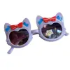 Gafas de Sol Infantiles Fox Ali Lindas Dibujos Animados Forma de Enlace Protección Solar Foto Lazo Gafas de Sol Infantiles Moda