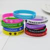Pulsera de la NBA con el logo de Kobe James, Curry e Irving, pulsera deportiva de silicona para la mano, joyería al por mayor