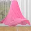 Roupas de Prática de Dança Ballet Peça Única Meio Comprimento Avental Longo Chiffon Amarrar Mulher Professor Prática de Dança Saia de Gaze Branca