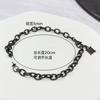 Pulsera collar de acero de titanio en forma de M soporte vacío pulsera no se desvanece joyería hombres y mujeres con oro accesorios de perlas DIY