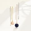 Alambre para Pendientes de Plata de Ley 925 Montura Vacía Accesorios Hechos a Mano para DIY Alambre para Pendientes Versátil Simple Montura de Plata Estilo Cadena de Caja Pendientes para Mujer