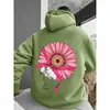 Sudadera con capucha transfronteriza Exportación Moda masculina Patrón de flores grandes Deseo Amazon Temu Uno