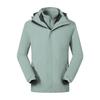 Chaqueta Tres en Uno Ropa de Trabajo Logo Impreso Personalizado Ropa de Trabajo de Equipo de Invierno Resistente al Viento e Impermeable Chaqueta Desmontable