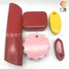 Produção personalizada chaveiro boia de esponja NBR para imersão acessórios para vestuário etiqueta pingente PU à prova d'água boia de peixe