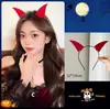 Faixa de Cabelo de Halloween Transfronteiriça para Crianças Festa Fantasia Cosplay Diversão Faixa de Cabelo de Diabinho Acessórios de Cabelo para Fantasia de Festival