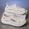 Zapatos de Agujero de Coco para Hombre Verano de Caña Alta Antideslizantes Resistentes al Desgaste Baotou Chanclas EVA Huecos para Exteriores Sandalias de Conducir para Hombre