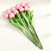 Mini Tulipa Artificial de PU Estilo Ins Flor Artificial Única para Decoração de Casa, Casamento, Decoração de Hotel e Adereços de Fotografia