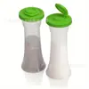 Venta Caliente Transfronteriza de Amazon Botella Aspersora de 2 Piezas Botella de Plástico para Condimentos Aspersor de Polvo Botella para Especias Pimienta