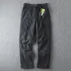 Exportar Calças de Assalto à Prova de Frio para Uso Externo para Homens, Calças Cargo Aveludadas Engrossadas para Outono e Inverno para Homens, Calças de Soft Shell à Prova de Vento e Impermeáveis de Inverno