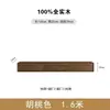 Mueble de TV flotante para pared de madera maciza para espacios pequeños, diseño estrecho, ultradelgado, mueble flotante minimalista para pared