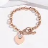 Pulsera de Acero de Titanio para Mujer Color Cereza Pulsera de Pegamento Nueva Transfronteriza Dulce Fresca Dopamina Pulsera de Temperamento Joyería