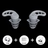 Tapones de Silicona para Cancelación de Ruido, Anti-Ruido, Sueño Silencioso, Aislamiento Acústico y Reducción de Ruido, Cuádruple Impermeable, Natación, Oficina de Estudiante, Descanso para Comer y Dormir