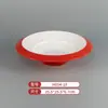 Vajilla de Melamina Plato de Dos Colores para Restaurantes de Hot Pot y Barbacoa, Plato Cuadrado de Barbacoa Comercial Imitación Porcelana