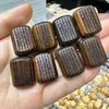 Aquilarius Cinco Escrituras Contas Dispersas Feito à Mão DIY Texto Brincar Contas de Buda Acessórios de Joia Pulseira de Corrente para Celular Itens para Pendurar na Bolsa