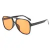 Nuevas Gafas de Sol de Doble Puente con Montura Grande Transfronterizas Europeas y Americanas Gafas Multicolores de Moda Ins para Hombres Gafas de Sol de Moda Retro para Mujeres