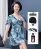 Traje de baño para mujeres de mediana edad y mayores, traje de dos piezas conservador estilo falda con shorts tipo boxer, que oculta el abdomen y adelgaza, traje de baño de talla grande para madres