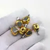 Ornamentos DIY de Lâmina Zaki de Duas Cores, Cabeça de Buda de Três Vias, Estilo Étnico Tibetano, Forma de Gota d'Água Integrada, Buda Sem Forma, Ornamentos de Três Vias