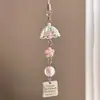 Pingente Garrafa dos Desejos Estrela Peixe Koi Fofo Corrente de Celular Feminina Decoração para Câmera Mochila Lanyard Chaveiro