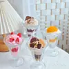 Sorvete de Frutas Copo de Chocolate Vela Perfumada Ornamento de Fragrância Presente de Aniversário Transfronteiriço Estilo Ins Copo de Sobremesa