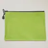 Bolsa con Cremallera Patrón de Fútbol A4 al por Mayor Bolsa Impermeable para Documentos Bolsa de Datos Suministros de Oficina Bolsa de Archivo Bolsa de Almacenamiento