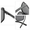 Gafas de sol cuadradas de montura grande para mujer, de alta gama, sencillas, transfronterizas, superventas, vintage, champán degradado, gafas de sol con protección solar