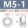 Tuerca remachable endurecida de acero inoxidable 410 SP-M2M2.5M3M3.5M4M5M6M8M10M12-0/1/2/3