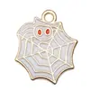 Transfronterizo 125 Goteo de aceite Fantasma de Halloween Calavera Murciélago Muerte Colgante DIY Pulsera Llavero Colgante de Joyería