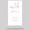 Papel Especial para Boda Arte Tarjeta de Agradecimiento Personalizada Banquete Fiesta Invitados Carta de Agradecimiento Tarjeta de Felicitación Impresión Producción